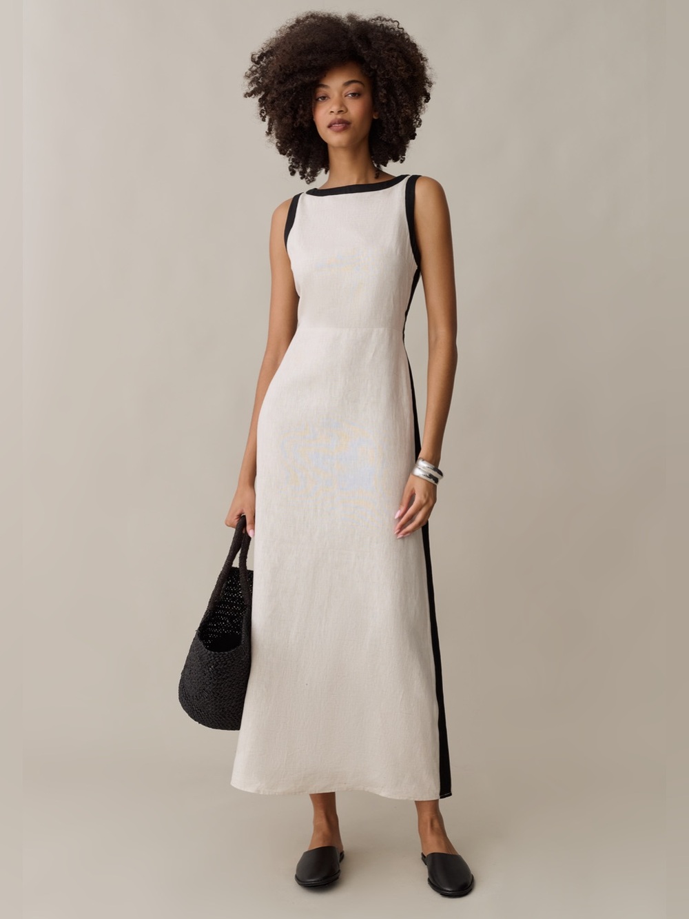 NWT Few Moda Claudette Linen Dress size 6 maxi o.p.t Reformation - Picture 3 of 7